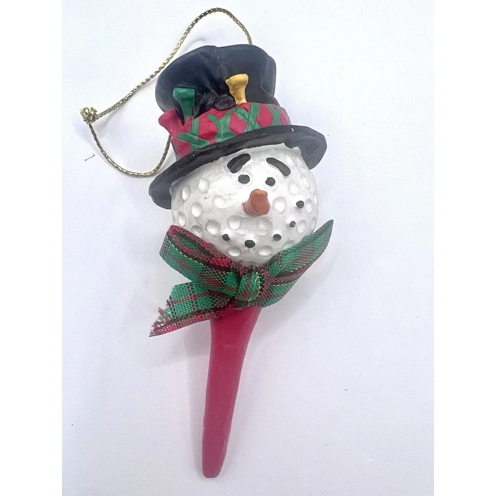 Golf Themed Christmas‎ Ornaments Lot Of 9 Some Hallmark Decorate Or Gift